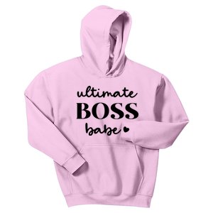 Ultimate Boss Babe Cute Gift Kids Hoodie