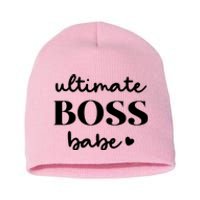 Ultimate Boss Babe Cute Gift Short Acrylic Beanie