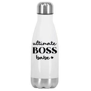 Ultimate Boss Babe Cute Gift Stainless Steel Insulated Water Bottle