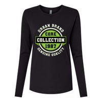 Urban Brand Core Collection Varsity Womens Cotton Relaxed Long Sleeve T-Shirt