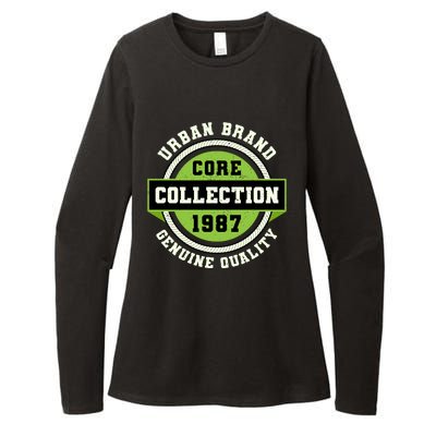 Urban Brand Core Collection Varsity Womens CVC Long Sleeve Shirt