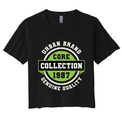 Urban Brand Core Collection Varsity Women's Crop Top Tee