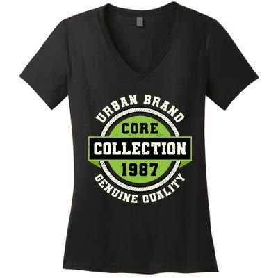 Urban Brand Core Collection Varsity Women's V-Neck T-Shirt