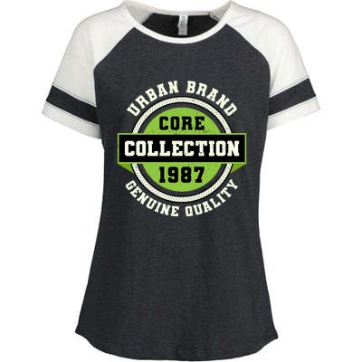 Urban Brand Core Collection Varsity Enza Ladies Jersey Colorblock Tee