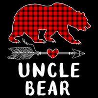 Uncle Bear Christmas Pajama Red Plaid Buffalo Xmas Cooling Performance Crew T-Shirt