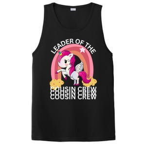 Unicorn Best Cousin Crew Christmas Leader Of The Cousin Crew Gift PosiCharge Competitor Tank