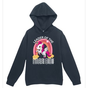 Unicorn Best Cousin Crew Christmas Leader Of The Cousin Crew Gift Urban Pullover Hoodie