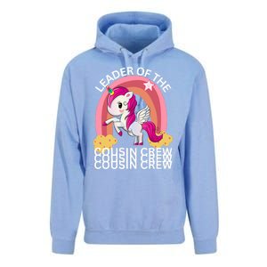 Unicorn Best Cousin Crew Christmas Leader Of The Cousin Crew Gift Unisex Surf Hoodie