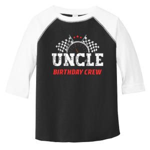 Uncle Birthday Crew Race Car Theme Party Racing Car Driver Toddler Fine Jersey T-Shirt