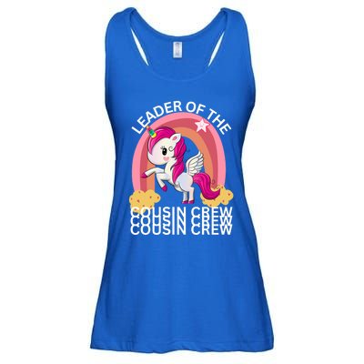 Unicorn Best Cousin Crew Christmas Leader Of The Cousin Crew Gift Ladies Essential Flowy Tank