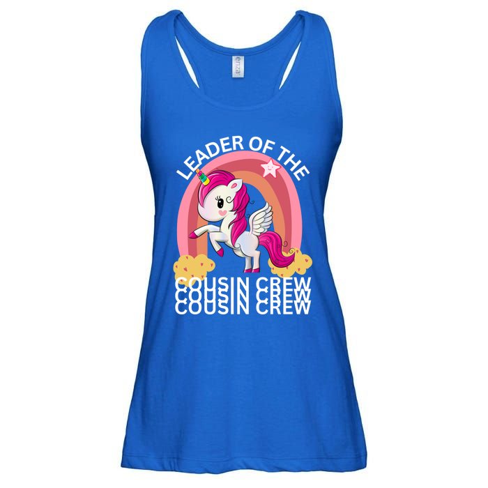 Unicorn Best Cousin Crew Christmas Leader Of The Cousin Crew Gift Ladies Essential Flowy Tank