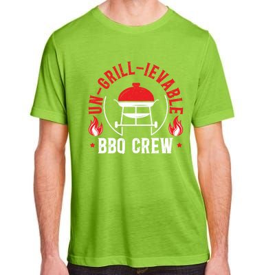 Ungrillievable Bbq Crew Grilling Grillmaster Barbecue Cool Gift Adult ChromaSoft Performance T-Shirt