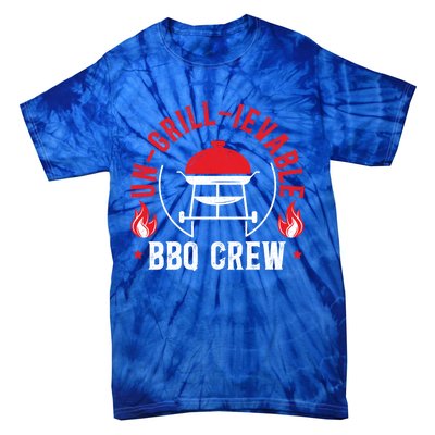 Ungrillievable Bbq Crew Grilling Grillmaster Barbecue Cool Gift Tie-Dye T-Shirt