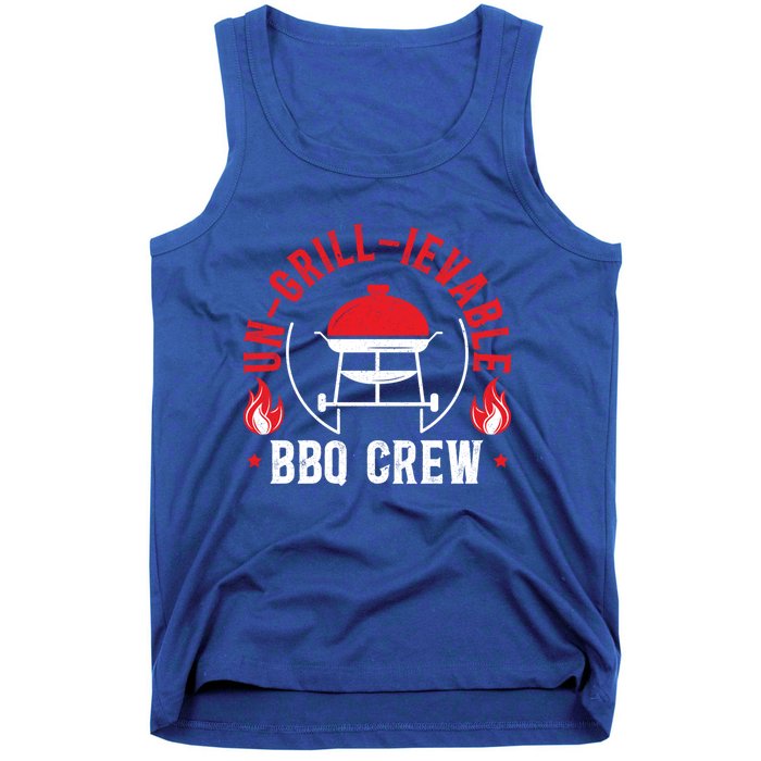 Ungrillievable Bbq Crew Grilling Grillmaster Barbecue Cool Gift Tank Top