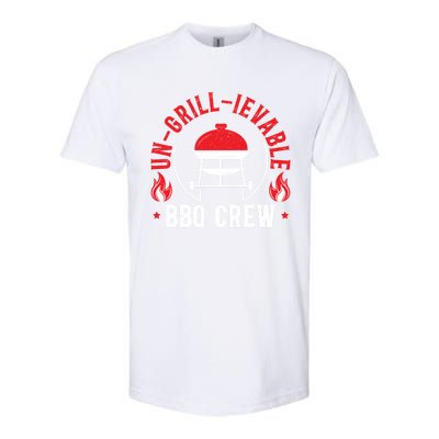 Ungrillievable Bbq Crew Grilling Grillmaster Barbecue Cool Gift Softstyle CVC T-Shirt