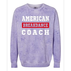 Usa Breakdancing Costume Colorblast Crewneck Sweatshirt