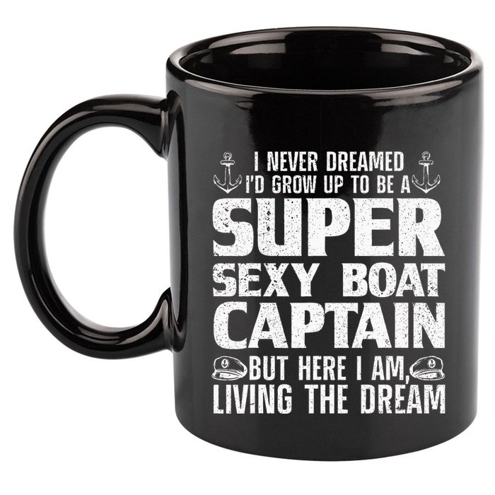 Unny Boat Captain For Women Boating Boat Captain 11oz C Handle Ceramic Mug