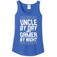 Uncle By Day Gamer By Night Funny Uncle Gamer Cool Gift Ladies Essential Tank