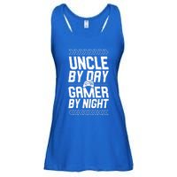 Uncle By Day Gamer By Night Funny Uncle Gamer Cool Gift Ladies Essential Flowy Tank