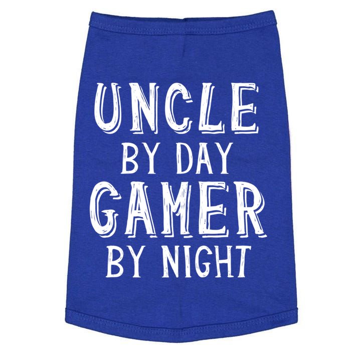 Uncle By Day Gamer By Night Nerd Geek Video Gamer Uncle Cool Gift Doggie Tank