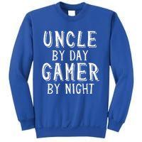 Uncle By Day Gamer By Night Nerd Geek Video Gamer Uncle Funny Gift Sweatshirt