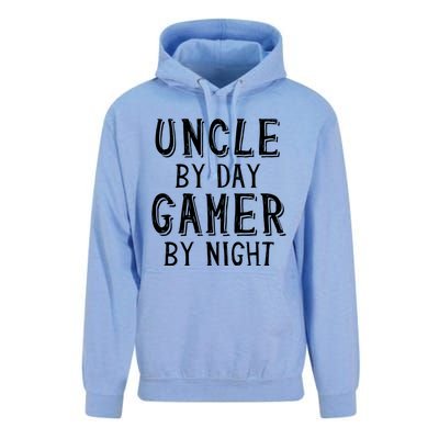 Uncle By Day Gamer By Night Nerd Geek Video Gamer Uncle Funny Gift Unisex Surf Hoodie