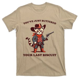 Undiagnosed But EveryoneS Pretty Sure Funny Cowboy Cat T-Shirt