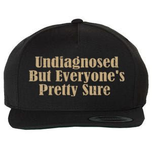 Undiagnosed But EveryoneS Pretty Sure Wool Snapback Cap