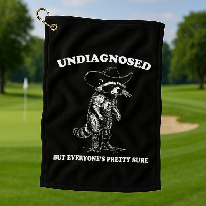 Undiagnosed But EveryoneS Pretty Sure Golf Towel