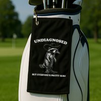 Undiagnosed But EveryoneS Pretty Sure Golf Towel