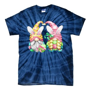 Unique Bunny Ear Gnomes For Women & Gardener For Easter Day Tie-Dye T-Shirt