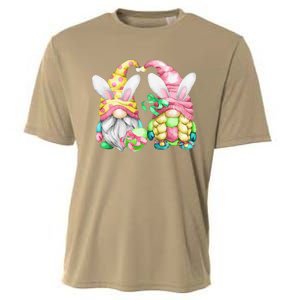 Unique Bunny Ear Gnomes For Women & Gardener For Easter Day Cooling Performance Crew T-Shirt