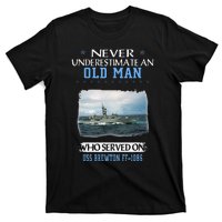 Uss Brewton Ff1086 Veterans Day Father Day T-Shirt