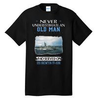 Uss Brewton Ff1086 Veterans Day Father Day Tall T-Shirt