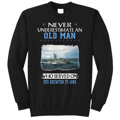 Uss Brewton Ff1086 Veterans Day Father Day Tall Sweatshirt