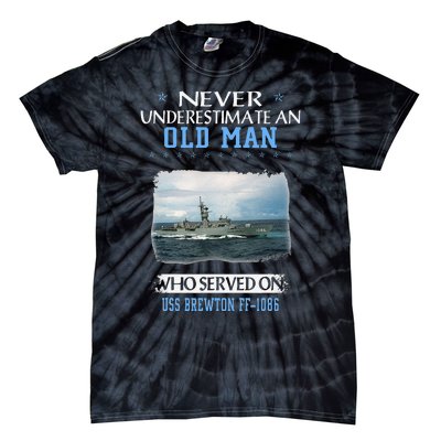 Uss Brewton Ff1086 Veterans Day Father Day Tie-Dye T-Shirt