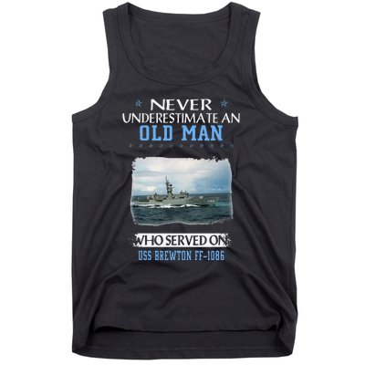 Uss Brewton Ff1086 Veterans Day Father Day Tank Top