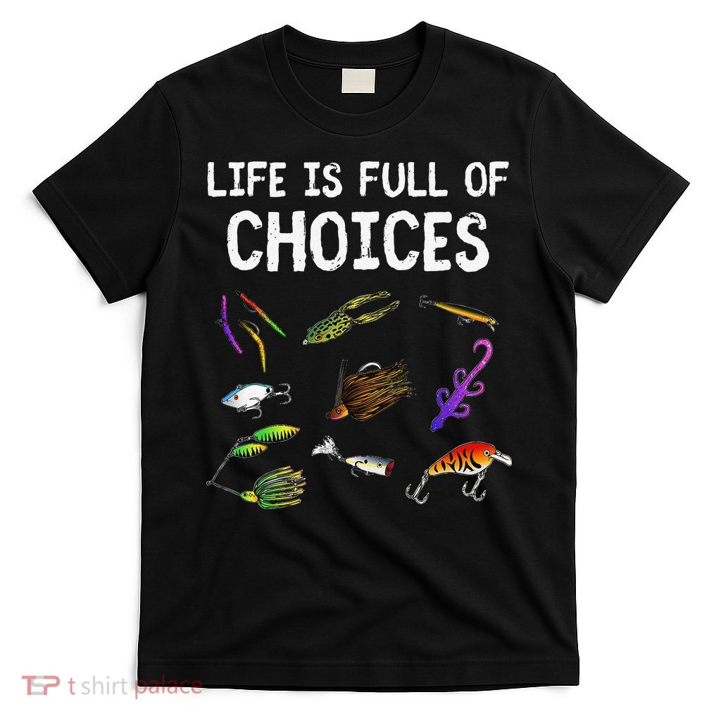Unique Bass Fishing Gift Assorted Lures For Bass Fisherman T-Shirt