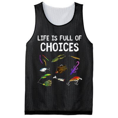 Unique Bass Fishing Gift Assorted Lures For Bass Fisherman Mesh Reversible Basketball Jersey Tank