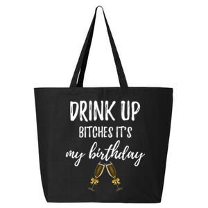 Up Bitches Forty 40th Birthday Joke Gag Sayings Gift 25L Jumbo Tote