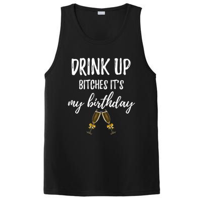 Up Bitches Forty 40th Birthday Joke Gag Sayings Gift PosiCharge Competitor Tank