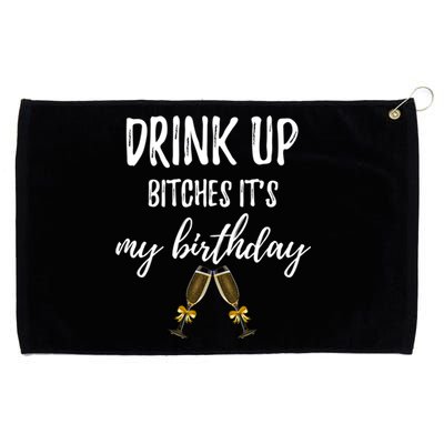 Up Bitches Forty 40th Birthday Joke Gag Sayings Gift Grommeted Golf Towel