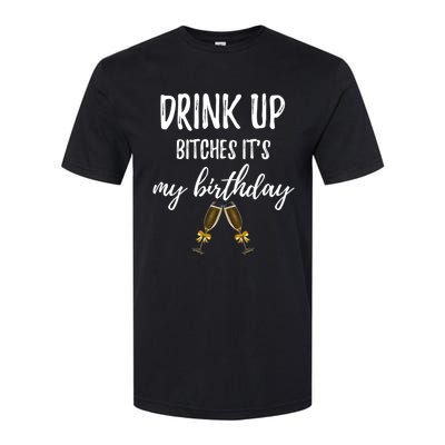 Up Bitches Forty 40th Birthday Joke Gag Sayings Gift Softstyle® CVC T-Shirt