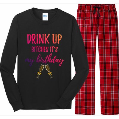 Up Bitches Forty 40th Birthday Joke Gag Sayings Gift Long Sleeve Pajama Set