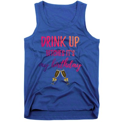 Up Bitches Forty 40th Birthday Joke Gag Sayings Gift Tank Top