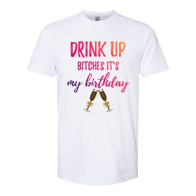 Up Bitches Forty 40th Birthday Joke Gag Sayings Gift Softstyle® CVC T-Shirt