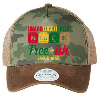Unapologetically Black Free Ish Since 1865 Juneteenth Legacy Tie Dye Trucker Hat