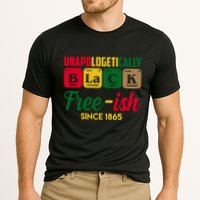 Unapologetically Black Free Ish Since 1865 Juneteenth Cooling Performance Crew T-Shirt