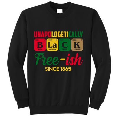 Unapologetically Black Free Ish Since 1865 Juneteenth Sweatshirt