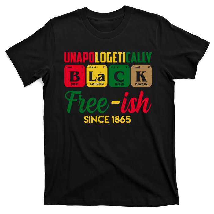 Unapologetically Black Free Ish Since 1865 Juneteenth T-Shirt